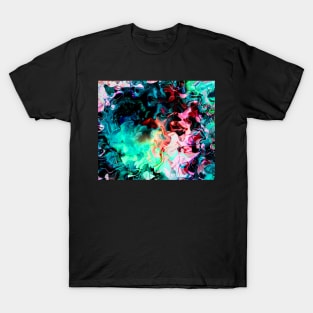 Colored Water Pattern T-Shirt